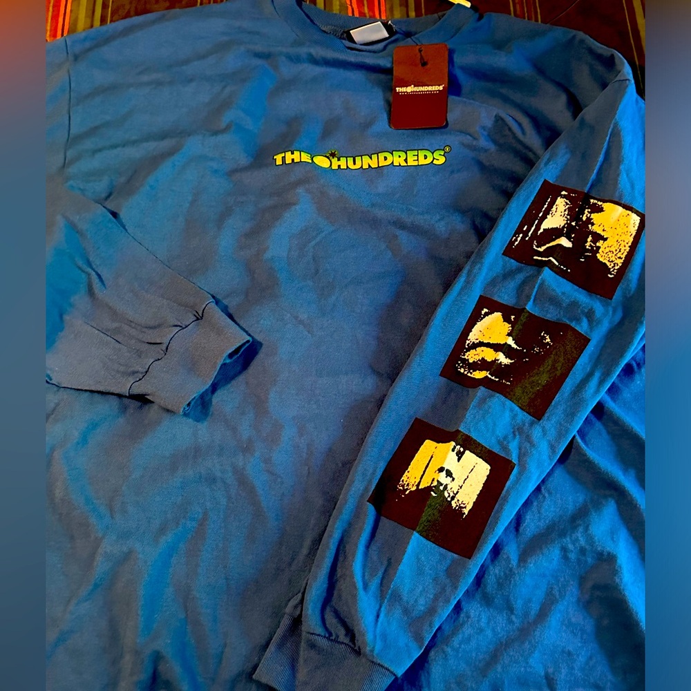 The Hundreds x Xbox Shirt Men’s XXL Blue Long Sleeve Play More Series X Edition